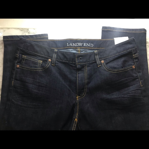 lands end colored jeans